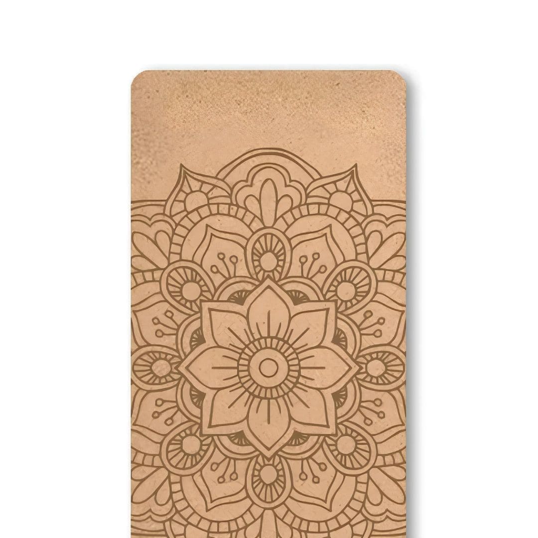Tapis Mandala de Yoga en liège