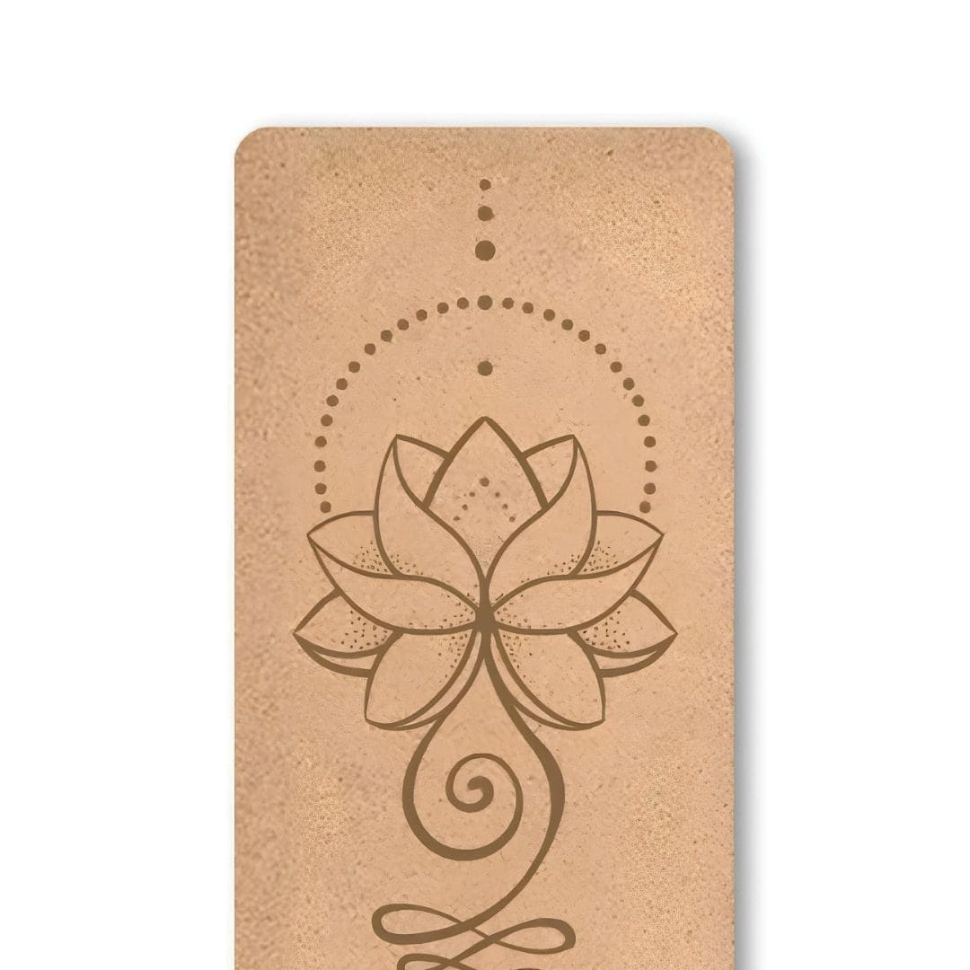 Tapis lotus de Yoga en liège