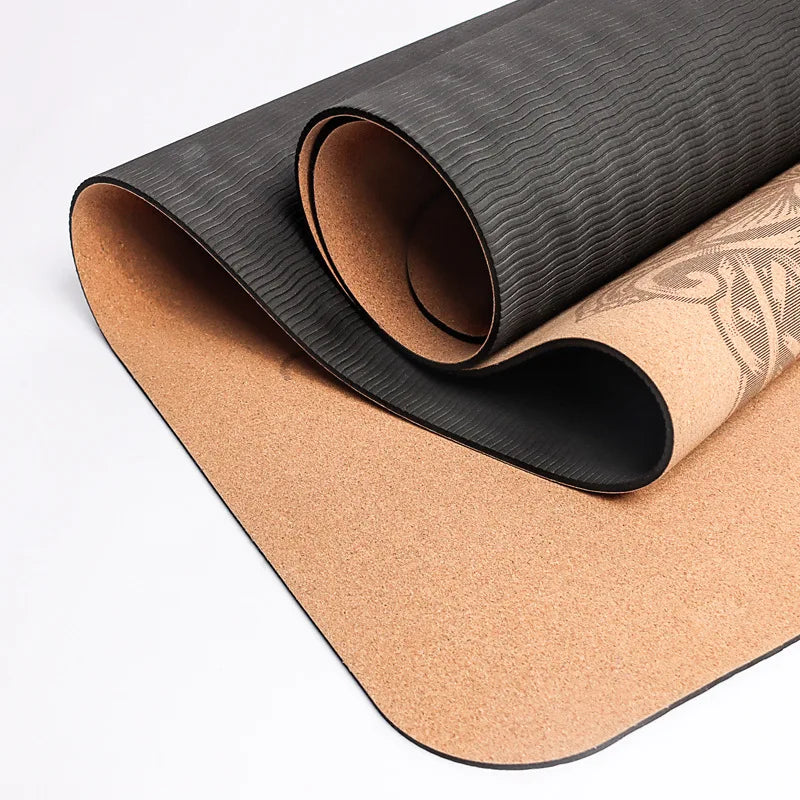Tapis lotus de Yoga en liège