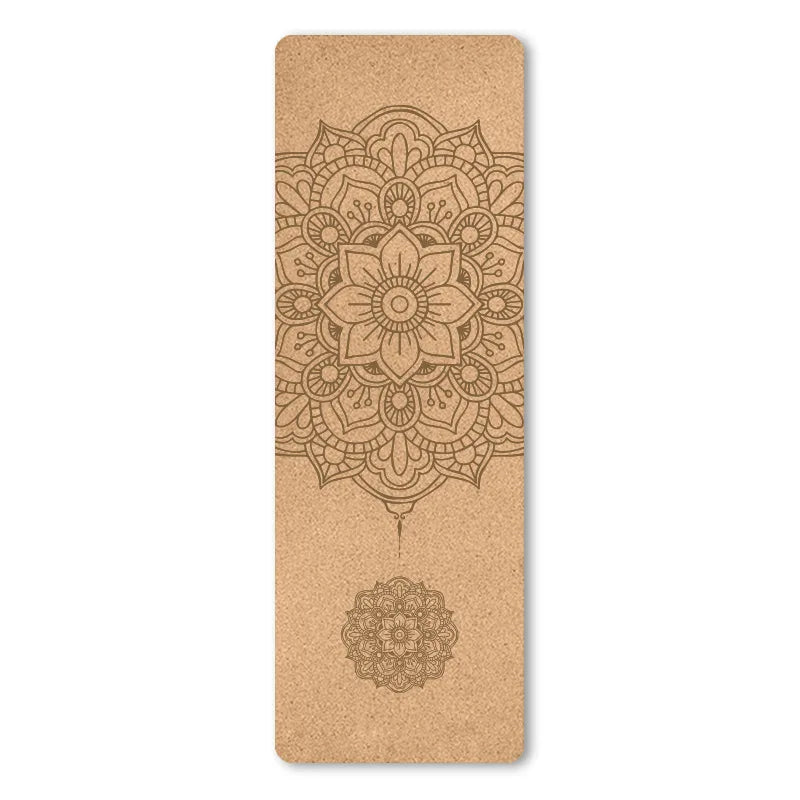 Tapis Mandala de Yoga en liège